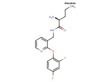 N~1~-{[2-(2,4-difluorophenoxy)pyridin-3-yl]methyl}-L-norvalinamide