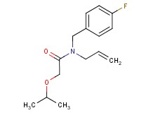 N-allyl-N-(4-fluorobenzyl)-2-isopropoxyacetamide