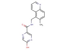 5-hydroxy-N-[(6-methylquinolin-5-yl)methyl]pyrazine-2-carboxamide