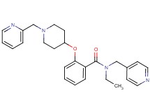 N-ethyl-N-(4-pyridinylmethyl)-2-{[1-(2-pyridinylmethyl)-4-piperidinyl]oxy}benzamide