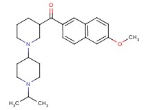 (1'-isopropyl-1,4'-bipiperidin-3-yl)(6-methoxy-2-naphthyl)methanone