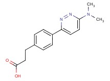 3-{4-[6-(dimethylamino)pyridazin-3-yl]phenyl}propanoic acid