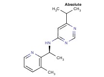 6-isopropyl-N-[(1S)-1-(3-methylpyridin-2-yl)ethyl]pyrimidin-4-amine