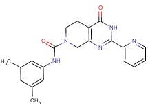 N-(3,5-dimethylphenyl)-4-oxo-2-pyridin-2-yl-4,5,6,8-tetrahydropyrido[3,4-d]pyrimidine-7(3H)-carboxamide
