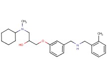 1-[cyclohexyl(methyl)amino]-3-(3-{[(2-methylbenzyl)amino]methyl}phenoxy)-2-propanol