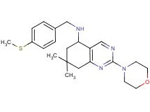 7,7-dimethyl-N-[4-(methylthio)benzyl]-2-(4-morpholinyl)-5,6,7,8-tetrahydro-5-quinazolinamine