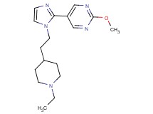 5-{1-[2-(1-ethylpiperidin-4-yl)ethyl]-1H-imidazol-2-yl}-2-methoxypyrimidine