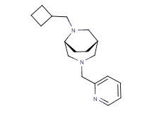 (1S*,5R*)-6-(cyclobutylmethyl)-3-(pyridin-2-ylmethyl)-3,6-diazabicyclo[3.2.2]nonane