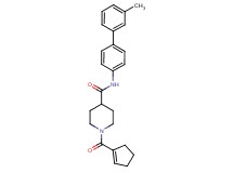 1-(1-cyclopenten-1-ylcarbonyl)-N-(3'-methyl-4-biphenylyl)-4-piperidinecarboxamide