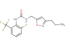 N-[2-fluoro-6-(trifluoromethyl)phenyl]-N'-[(3-propylisoxazol-5-yl)methyl]urea