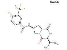 4-fluoro-N-[(3S,7S,8aS)-3-isopropyl-1,4-dioxooctahydropyrrolo[1,2-a]pyrazin-7-yl]-3-(trifluoromethyl)benzamide