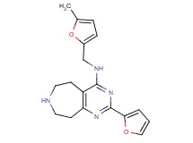 2-(2-furyl)-N-[(5-methyl-2-furyl)methyl]-6,7,8,9-tetrahydro-5H-pyrimido[4,5-d]azepin-4-amine