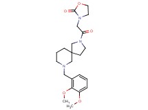 3-{2-[7-(2,3-dimethoxybenzyl)-2,7-diazaspiro[4.5]dec-2-yl]-2-oxoethyl}-1,3-oxazolidin-2-one