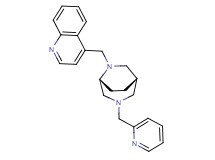 4-{[(1S*,5R*)-3-(pyridin-2-ylmethyl)-3,6-diazabicyclo[3.2.2]non-6-yl]methyl}quinoline