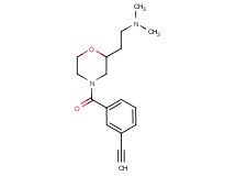 2-[4-(3-ethynylbenzoyl)-2-morpholinyl]-N,N-dimethylethanamine