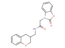 N-(3,4-dihydro-2H-chromen-3-ylmethyl)-2-(2-oxo-1,3-benzoxazol-3(2H)-yl)acetamide