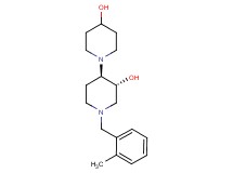 (3'R*,4'R*)-1'-(2-methylbenzyl)-1,4'-bipiperidine-3',4-diol