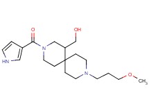 [9-(3-methoxypropyl)-3-(1H-pyrrol-3-ylcarbonyl)-3,9-diazaspiro[5.5]undec-1-yl]methanol