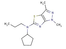 N-cyclopentyl-1,3-dimethyl-N-propyl-1H-pyrazolo[3,4-d][1,3]thiazol-5-amine