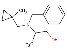2-{benzyl[(1-methylcyclopropyl)methyl]amino}-1-propanol trifluoroacetate (salt)