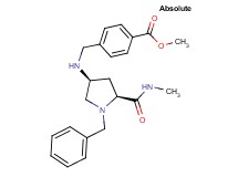 methyl 4-[({(3S,5S)-1-benzyl-5-[(methylamino)carbonyl]-3-pyrrolidinyl}amino)methyl]benzoate