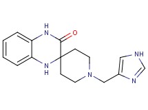 1-(1H-imidazol-4-ylmethyl)-1',4'-dihydro-3'H-spiro[piperidine-4,2'-quinoxalin]-3'-one