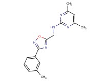 4,6-dimethyl-N-{[3-(3-methylphenyl)-1,2,4-oxadiazol-5-yl]methyl}pyrimidin-2-amine