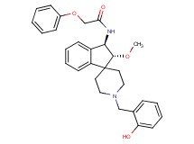N-[(2R*,3R*)-1'-(2-hydroxybenzyl)-2-methoxy-2,3-dihydrospiro[indene-1,4'-piperidin]-3-yl]-2-phenoxyacetamide