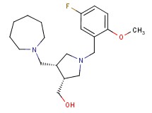 [(3R*,4R*)-4-(azepan-1-ylmethyl)-1-(5-fluoro-2-methoxybenzyl)pyrrolidin-3-yl]methanol
