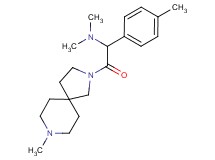 N,N-dimethyl-2-(8-methyl-2,8-diazaspiro[4.5]dec-2-yl)-1-(4-methylphenyl)-2-oxoethanamine