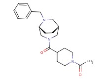 (1R*,5R*)-3-[(1-acetylpiperidin-4-yl)carbonyl]-6-benzyl-3,6-diazabicyclo[3.2.2]nonane