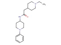 2-(1-ethyl-4-piperidinyl)-N-(1-phenyl-4-piperidinyl)acetamide
