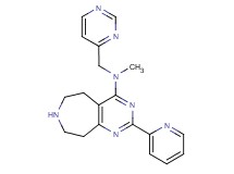 N-methyl-2-pyridin-2-yl-N-(pyrimidin-4-ylmethyl)-6,7,8,9-tetrahydro-5H-pyrimido[4,5-d]azepin-4-amine