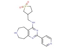 N-[(1,1-dioxidotetrahydro-3-thienyl)methyl]-2-pyridin-4-yl-6,7,8,9-tetrahydro-5H-pyrimido[4,5-d]azepin-4-amine
