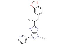5-[2-(1,3-benzodioxol-5-yl)-1-methylethyl]-1-methyl-3-(3-pyridinyl)-1,4-dihydroimidazo[4,5-c]pyrazole