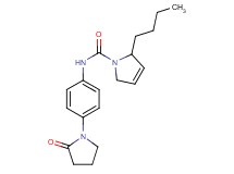 2-butyl-N-[4-(2-oxopyrrolidin-1-yl)phenyl]-2,5-dihydro-1H-pyrrole-1-carboxamide
