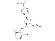 4-{5-[2-(6-methyl-2-oxopyridin-1(2H)-yl)ethyl]-1-propyl-1H-1,2,4-triazol-3-yl}benzamide