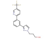 3-(3-{3-[5-(trifluoromethyl)-2-pyridinyl]phenyl}-1H-pyrazol-1-yl)-1-propanol
