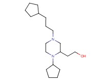 2-[1-cyclopentyl-4-(3-cyclopentylpropyl)-2-piperazinyl]ethanol