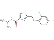 2-[(2-chloro-4-fluorophenoxy)methyl]-N-isopropyl-1,3-oxazole-4-carboxamide