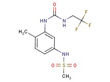 N-[4-methyl-3-({[(2,2,2-trifluoroethyl)amino]carbonyl}amino)phenyl]methanesulfonamide
