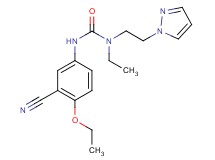 N'-(3-cyano-4-ethoxyphenyl)-N-ethyl-N-[2-(1H-pyrazol-1-yl)ethyl]urea