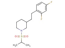 3-[2-(2,4-difluorophenyl)ethyl]-1-(isopropylsulfonyl)piperidine