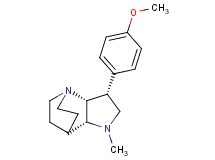 (3R*,3aR*,7aR*)-3-(4-methoxyphenyl)-1-methyloctahydro-4,7-ethanopyrrolo[3,2-b]pyridine