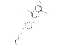 2-({4-[2-(2-hydroxyethoxy)ethyl]piperazin-1-yl}methyl)-6,8-dimethylquinolin-4-ol