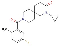 2-cyclopropyl-9-(5-fluoro-2-methylbenzoyl)-2,9-diazaspiro[5.5]undecan-3-one