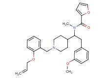 N-[1-{1-[2-(allyloxy)benzyl]-4-piperidinyl}-2-(3-methoxyphenyl)ethyl]-N-methyl-2-furamide