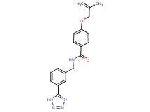 4-[(2-methylprop-2-en-1-yl)oxy]-N-[3-(1H-tetrazol-5-yl)benzyl]benzamide