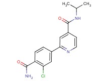 2-[4-(aminocarbonyl)-3-chlorophenyl]-N-isopropylisonicotinamide