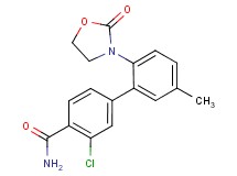 3-chloro-5'-methyl-2'-(2-oxo-1,3-oxazolidin-3-yl)biphenyl-4-carboxamide